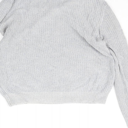 Brave Soul Womens Grey   Pullover Jumper Size 14