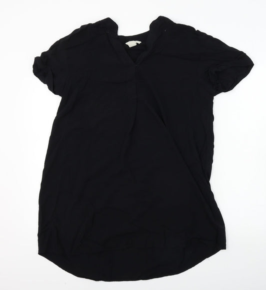 H&M  Womens Black   Basic Blouse Size S
