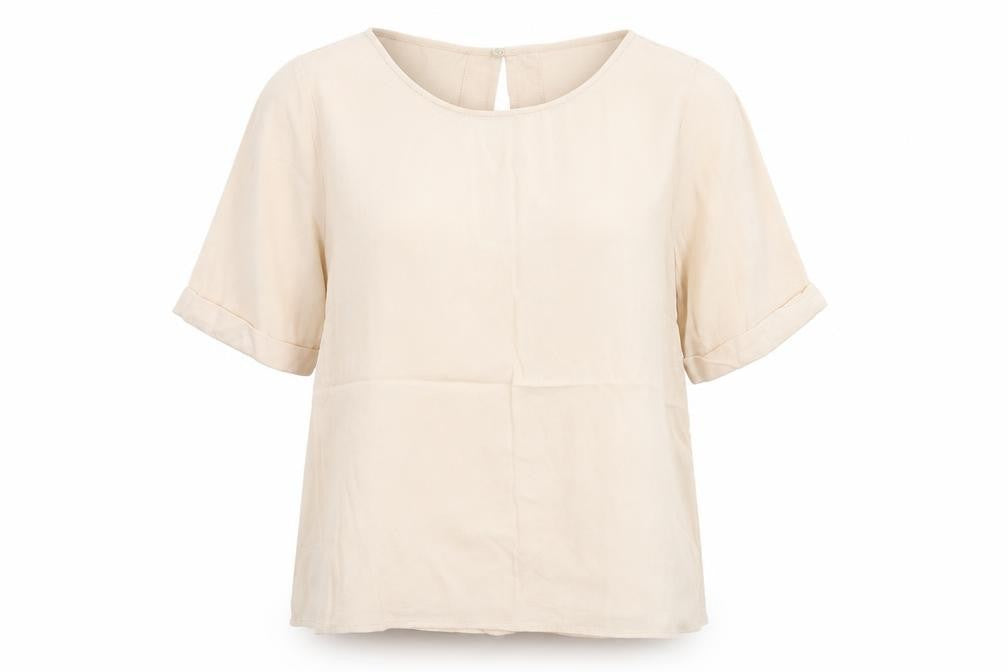 Monsoon  Womens Beige   Basic Blouse Size 12