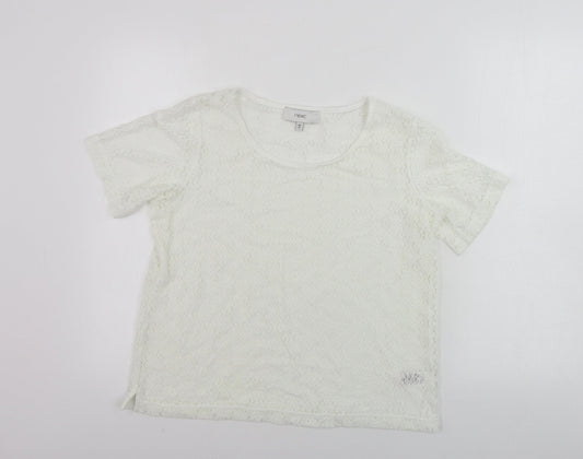 NEXT  Womens Ivory   Basic T-Shirt Size 12