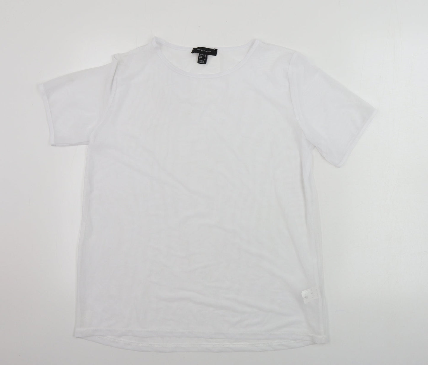 Atmosphere  Womens White   Basic T-Shirt Size 12