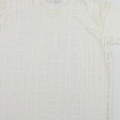 Atmosphere  Womens Beige Check  Basic T-Shirt Size 12