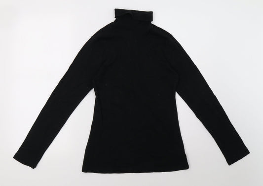 Peacocks Womens Black   Pullover Sweatshirt Size 14
