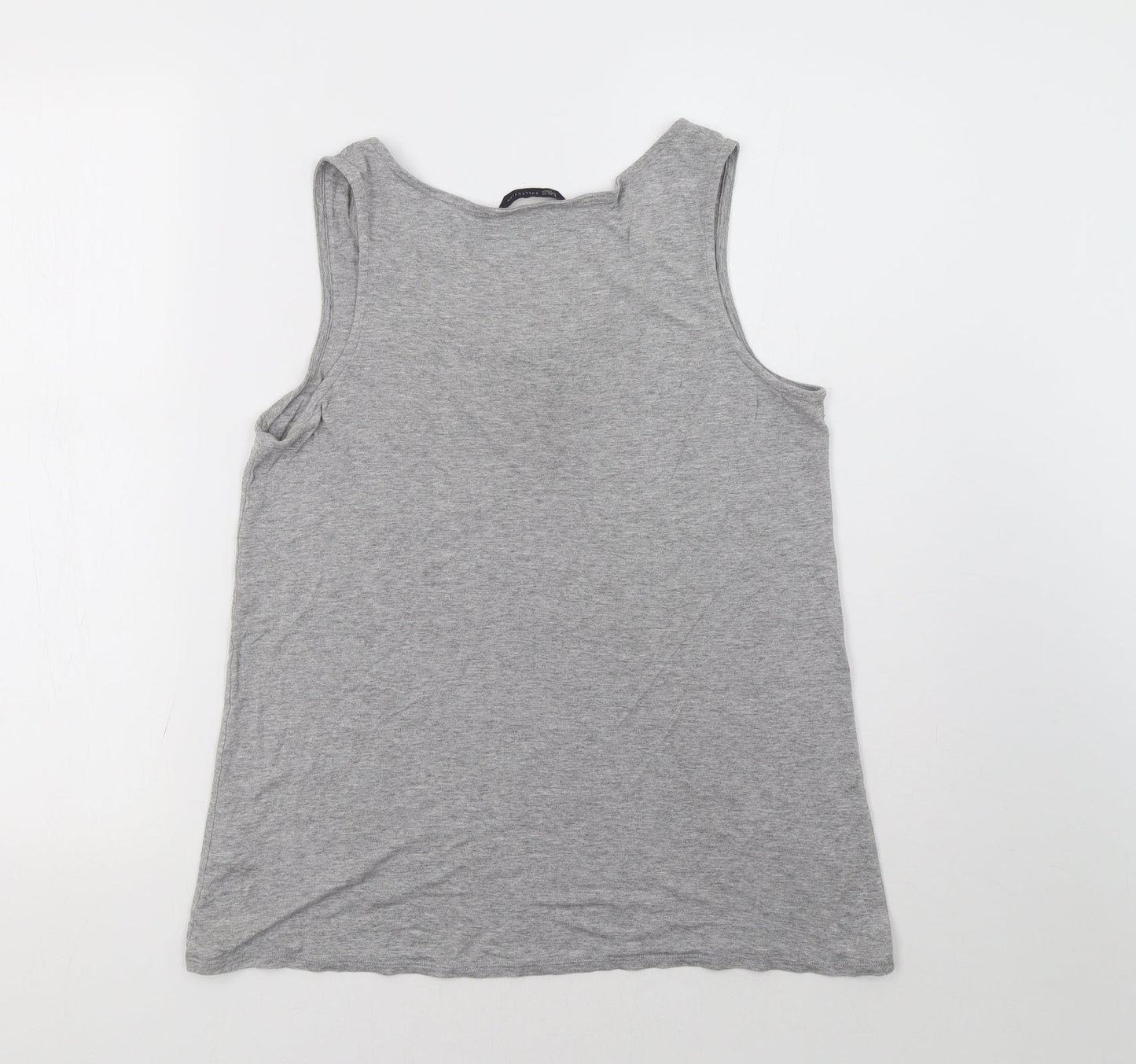 Marks and Spencer Womens Grey   Basic Tank Size 10