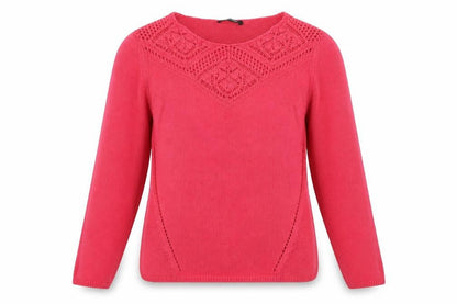 Kaleidoscope Womens Pink   Pullover Sweatshirt Size 14