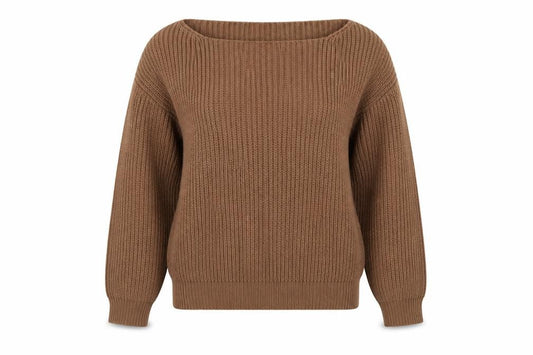 Boohoo Womens Brown   Pullover Sweatshirt Size L