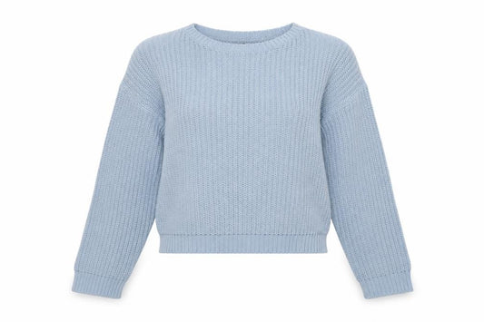 Boohoo Womens Blue   Pullover Sweatshirt Size L