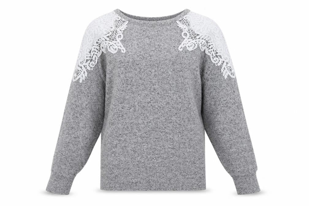 Dorothy Perkins Womens Grey   Pullover Sweatshirt Size 10