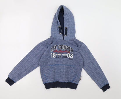 Lee Cooper Boys Blue   Pullover Hoodie Size 7-8 Years