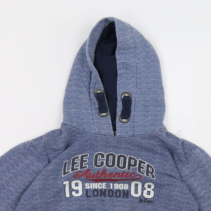 Lee Cooper Boys Blue   Pullover Hoodie Size 7-8 Years