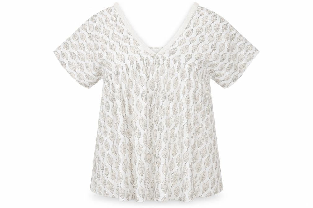 Cupshe Womens White Floral  A-Line  Size S