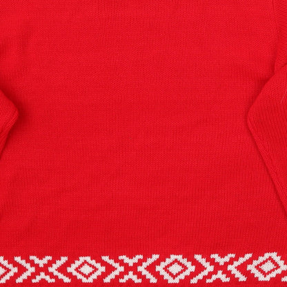 Preloved Boohoo Womens Red   Pullover Jumper Size M - Label