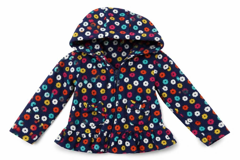 George Girls Blue Floral  Jacket  Size 2 Years