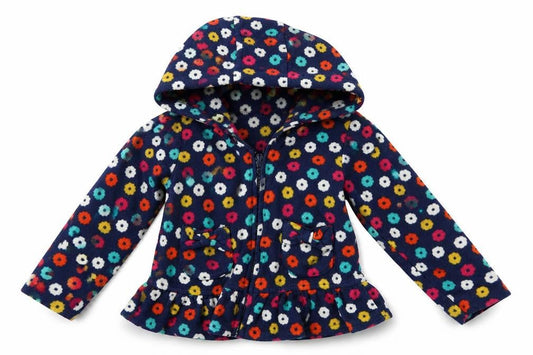 George Girls Blue Floral  Jacket  Size 2 Years