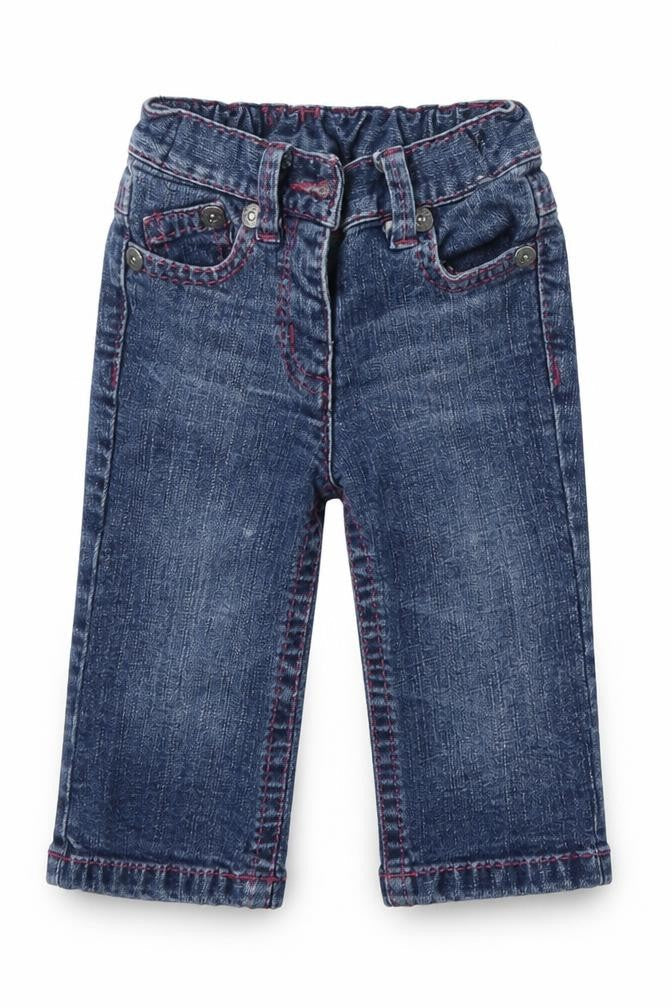 NEXT Girls Blue   Capri Jeans Size 6-9 Months