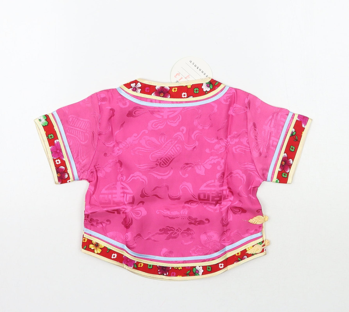 Gole gee Girls Pink Floral  Basic T-Shirt Size 4 Years