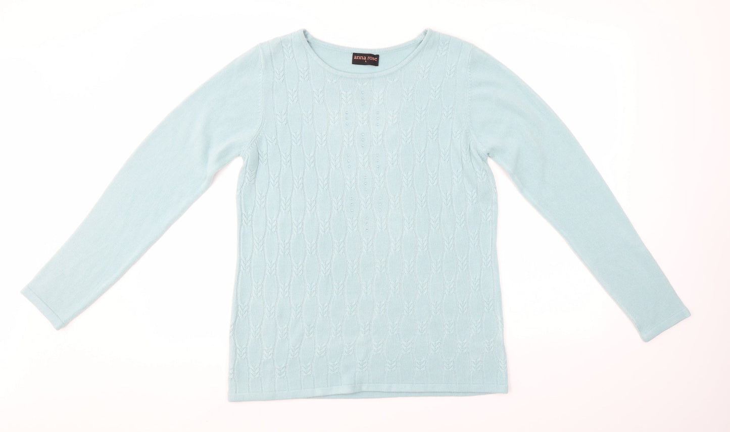 Anna Rose  Womens Blue   Pullover Jumper Size L