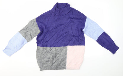 Marks & Spencer Womens Blue   Pullover Jumper Size S