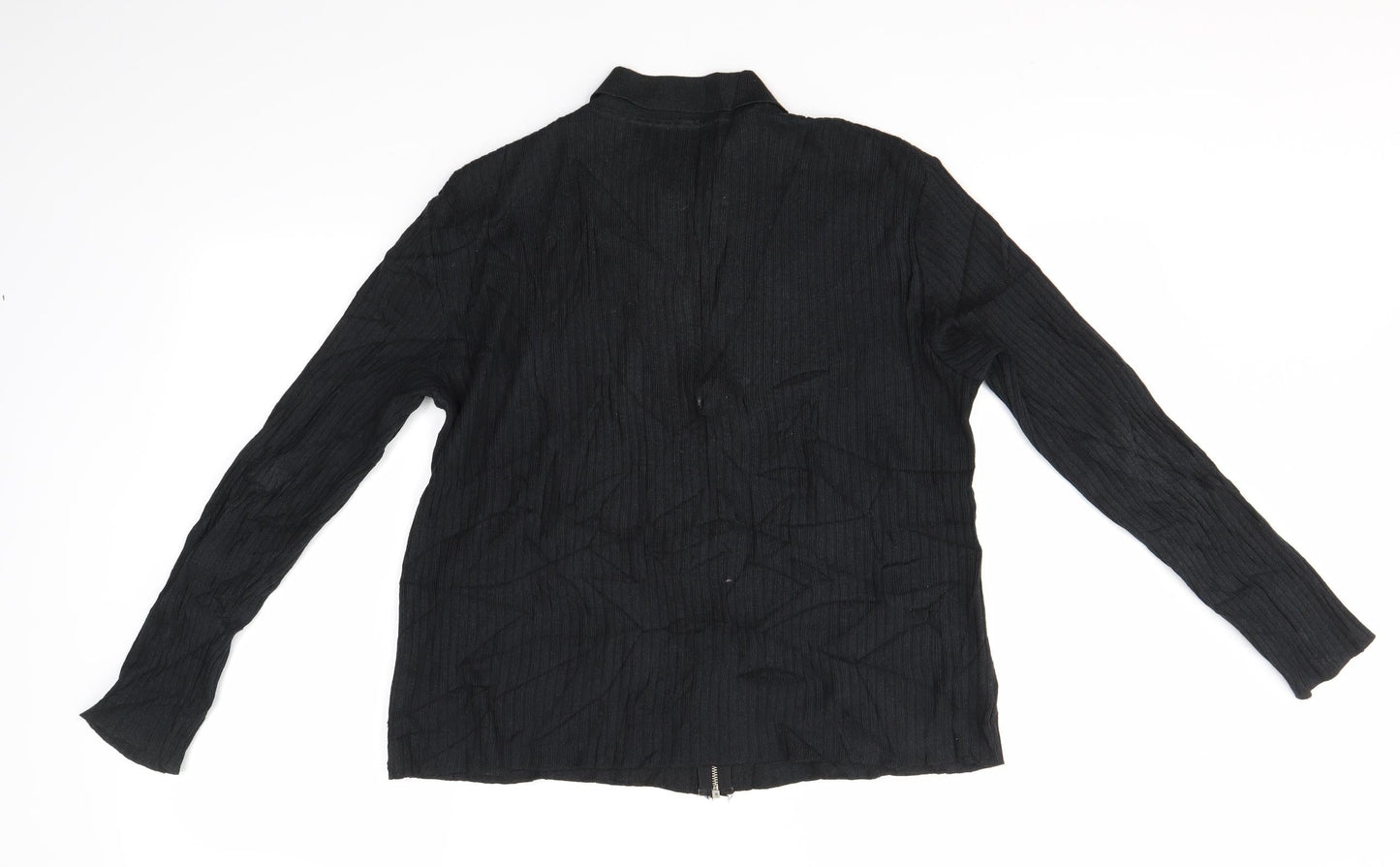 NEXT Womens Black   Full Zip Jumper Size L