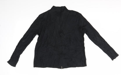 Next Womens Black   Full Zip Jumper Size L