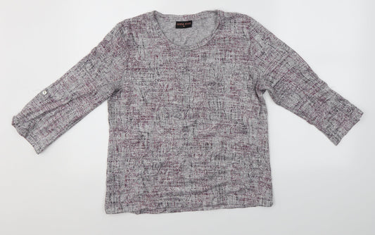 Anna Rose  Womens Purple   Pullover Jumper Size M
