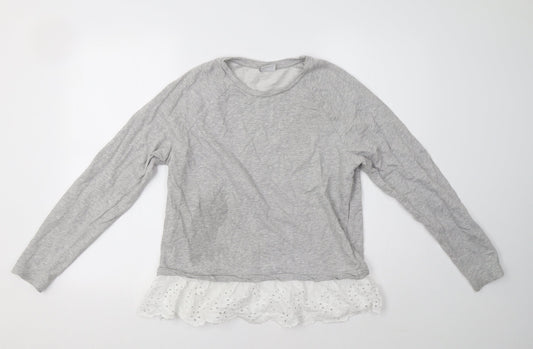 JDY Womens Grey   Pullover Sweatshirt Size S