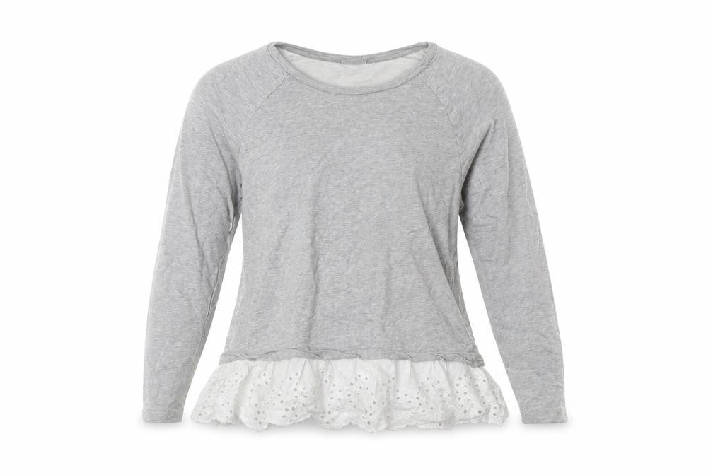 JDY Womens Grey   Pullover Sweatshirt Size S