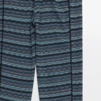 Preloved TU Womens Blue Geometric  Compression Leggings Size 8 L30 in - Label