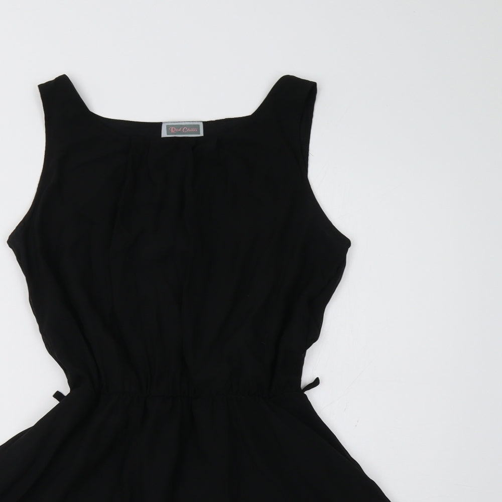 Red Chilli Womens Black   Fit & Flare  Size 10