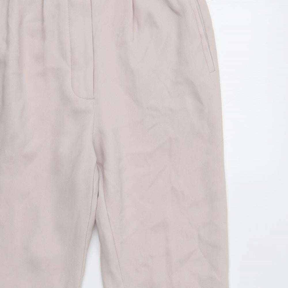 Topshop Womens Beige   Dress Pants Trousers Size 8 L28 in