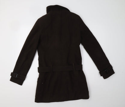 Yazz Womens Brown   Parka Coat Size 8