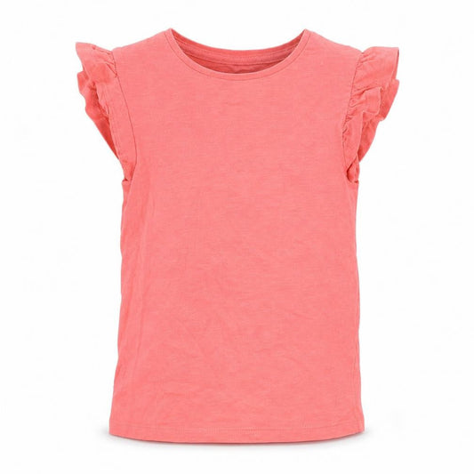 F&F Girls Red   Basic T-Shirt Size 5-6 Years