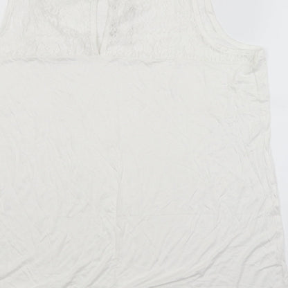 Studio Womens White   Basic Blouse Size 16