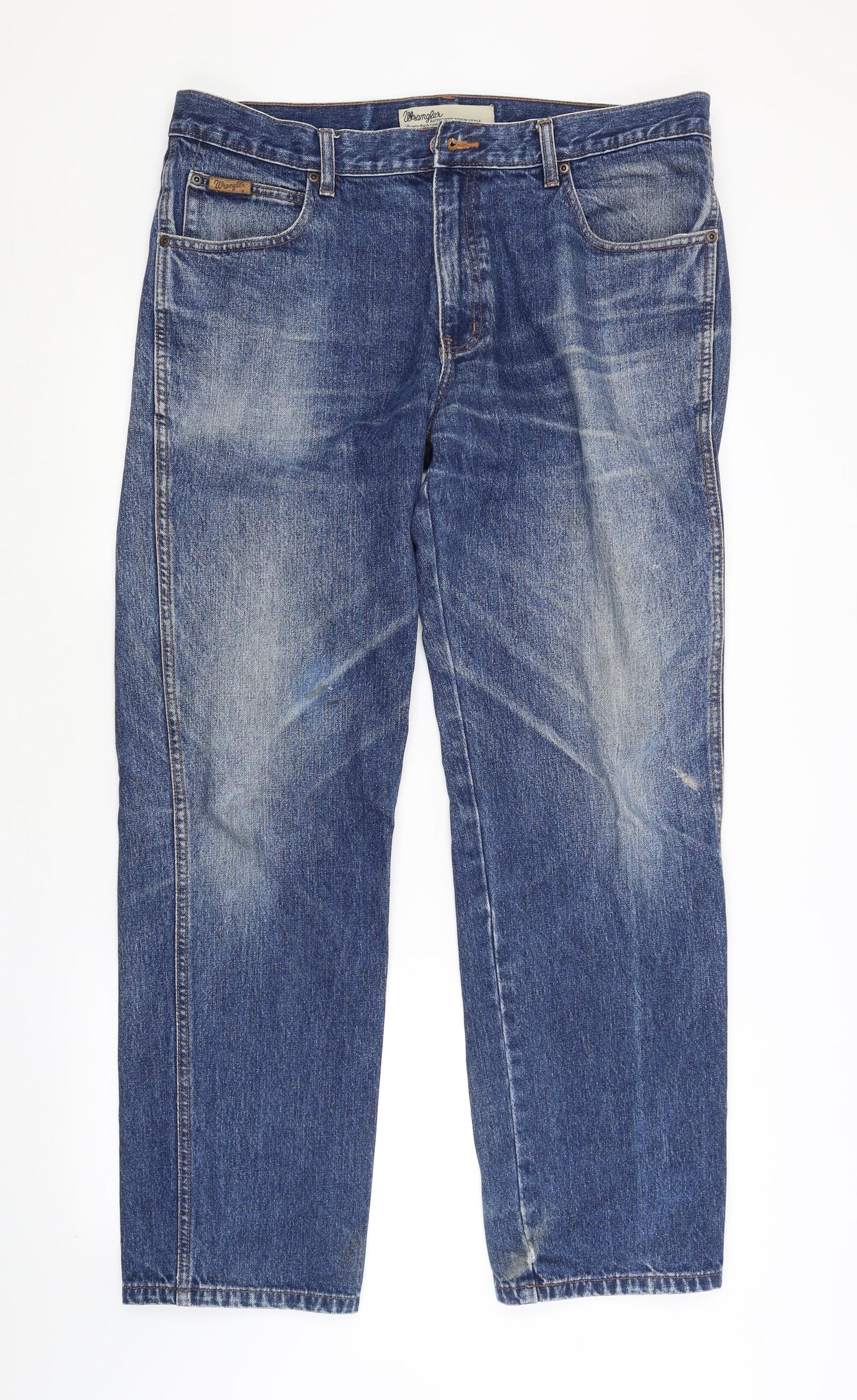 Preworn Womens Blue   Straight Jeans Size 38 in L32 in