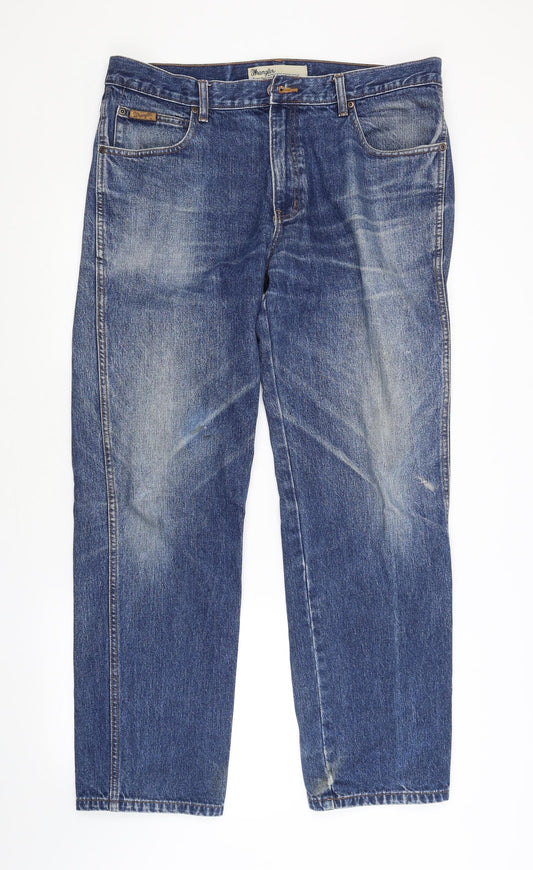 Preworn Womens Blue   Straight Jeans Size 38 in L32 in