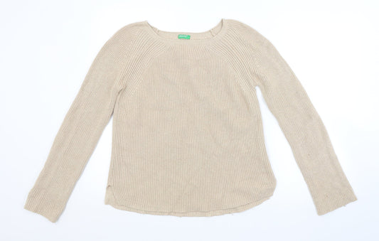 Preworn Womens Gold   Pullover Jumper Size S