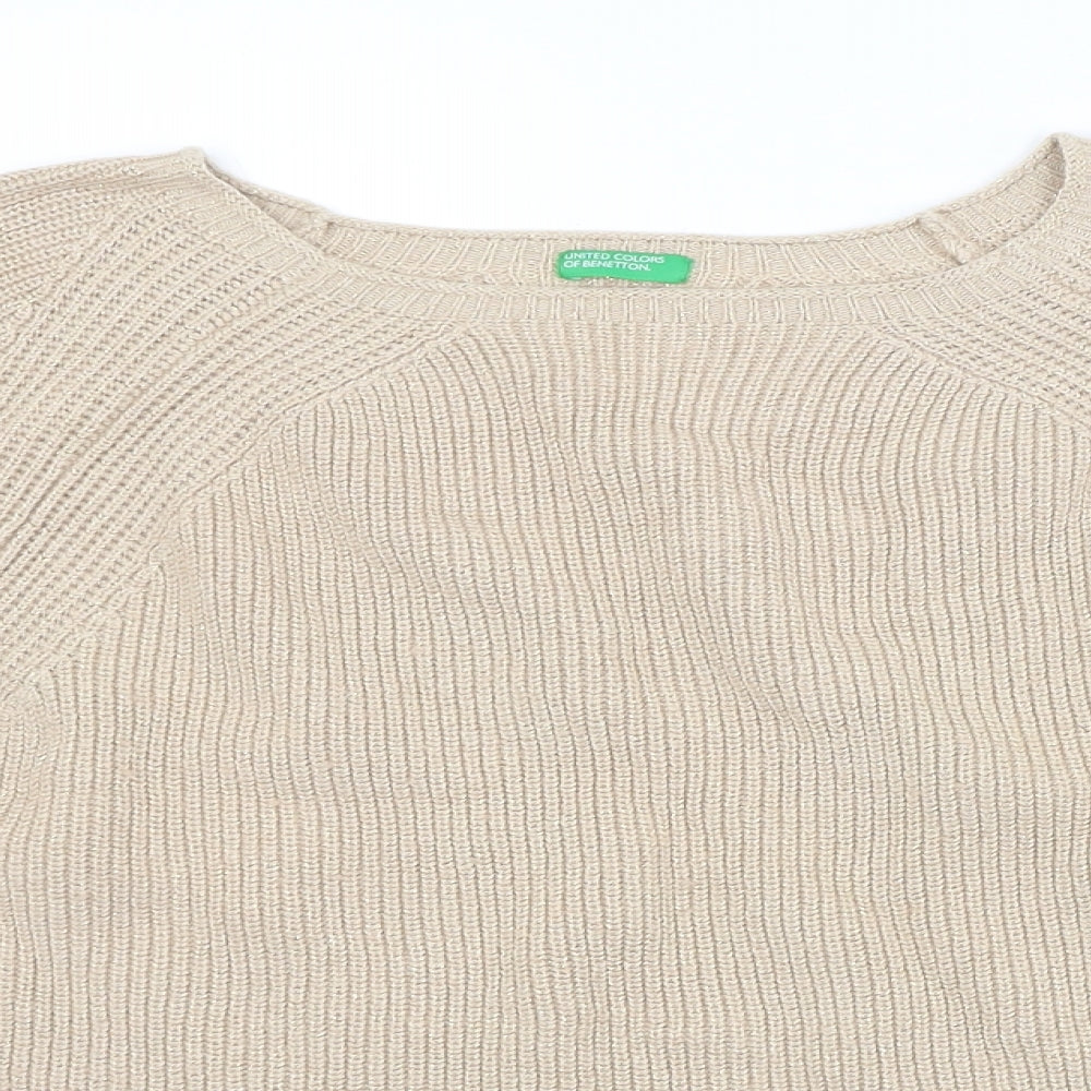 Preworn Womens Gold   Pullover Jumper Size S