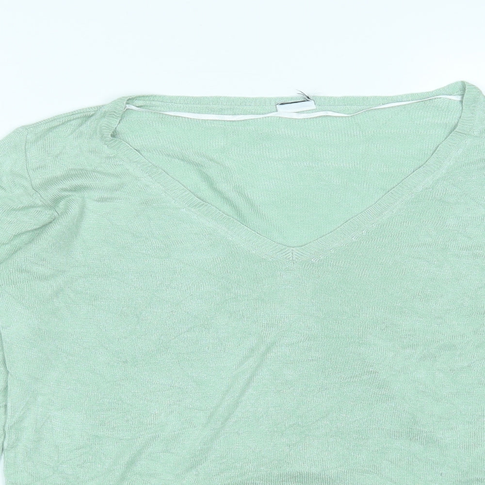 Vera Moda Womens Green   Pullover Jumper Size L