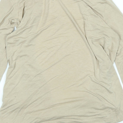 Preloved NICE Womens Beige   Cardigan Jumper Size S - Label