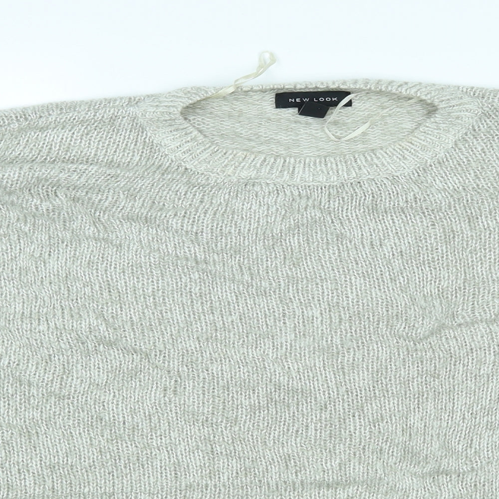 New Look Womens Grey   Pullover Jumper Size L