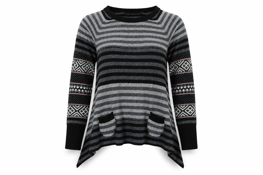 NEXT Womens Multicoloured Striped  Pullover Jumper Size 10