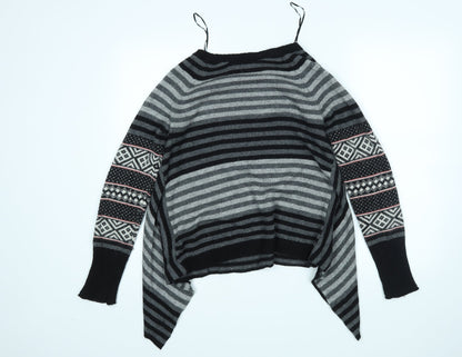 Next Womens Multicoloured Striped  Pullover Jumper Size 10