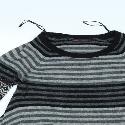 Next Womens Multicoloured Striped  Pullover Jumper Size 10