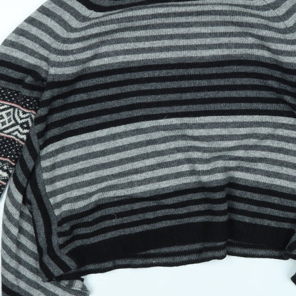Next Womens Multicoloured Striped  Pullover Jumper Size 10