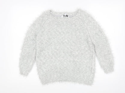 Debenhams Womens Silver   Pullover Jumper Size 14