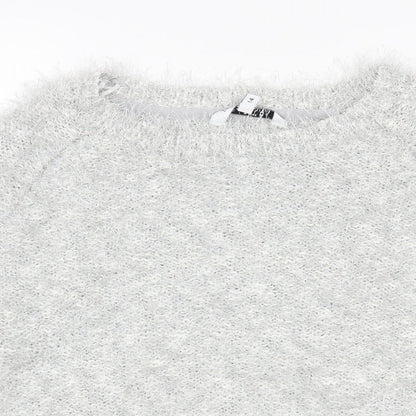 Debenhams Womens Silver   Pullover Jumper Size 14