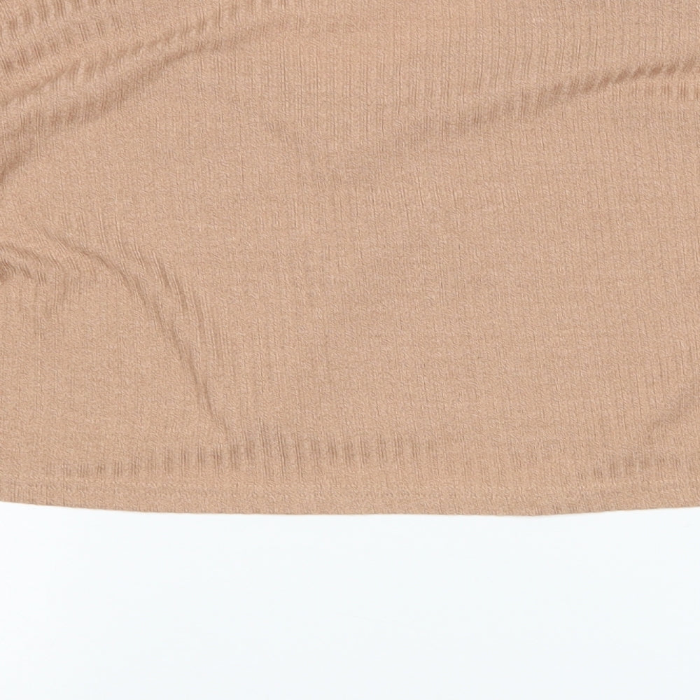 SheIn Womens Brown   Pullover Jumper Size XS  - Cropped