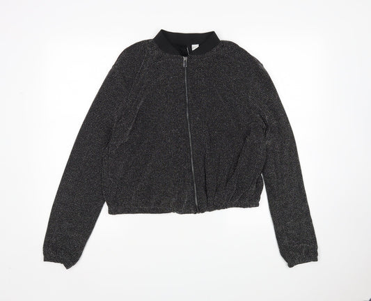 H&M Womens Silver   Jacket  Size 16