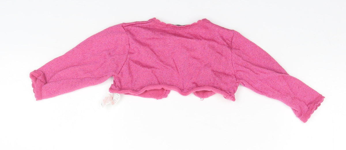 Earlydays Girls Pink   Cardigan Jumper Size 6-9 Months
