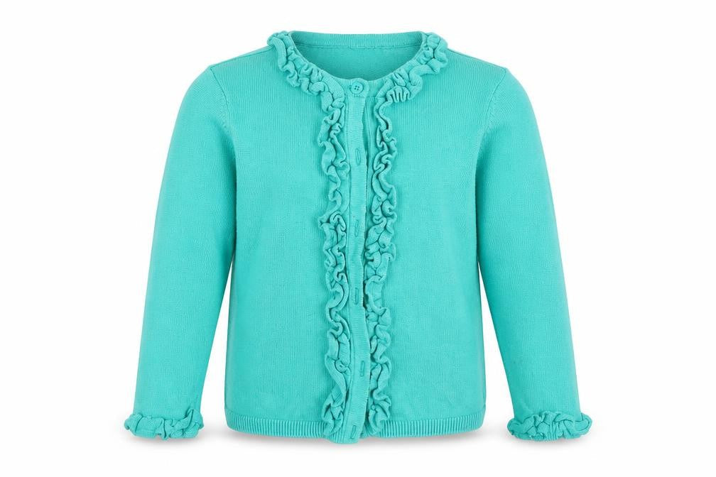Bows & Arrows Girls Green   Cardigan Jumper Size 4-5 Years